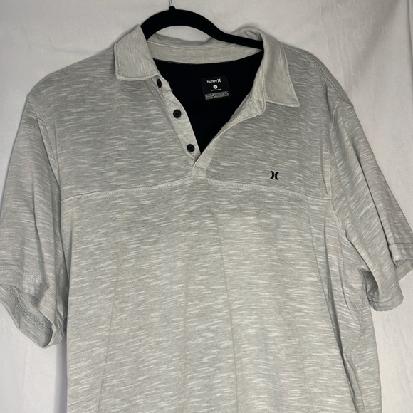 HURLEY SOFT CASUAL SHORT SLEEVE POLO (L) - Picture 4 of 8